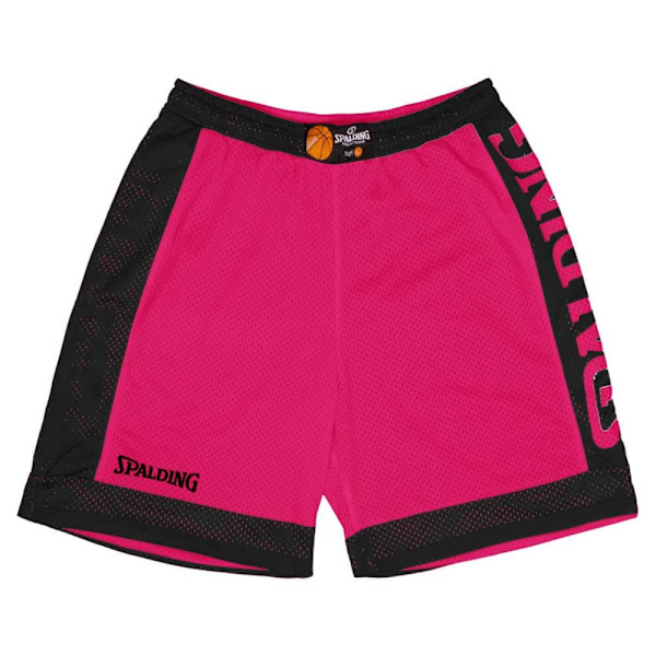 Spalding Reversible Shorts Sort,Rosa 2XL Mand