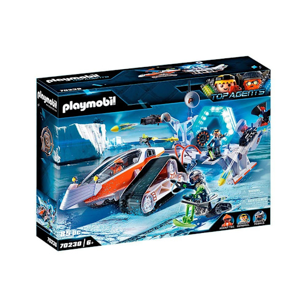Playmobil Snow Command Spy Team Flerfärgad 6-9 Years