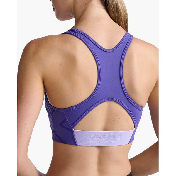 2xu Sport-bh Medium Support Motion Racerback Lila XL Kvinna