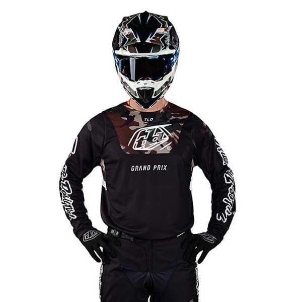 Troy Lee Designs Gp Pro Blends Pitkähihainen T-paita Musta S Mies