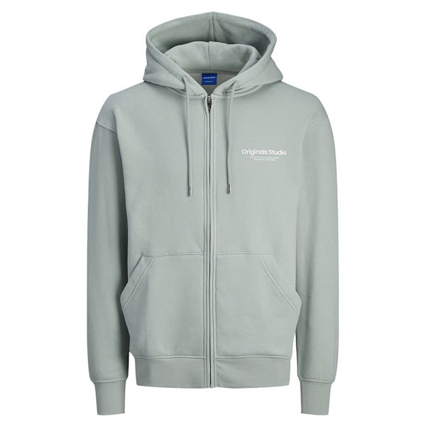 Jack & Jones Vesterbro Sweatshirt Med Lynlås Grå L Mand