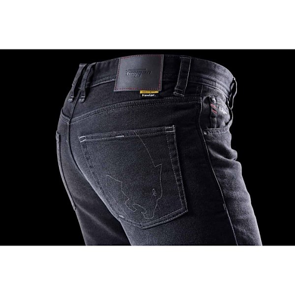 Furygan D12 X Aramidic Lining St Jeans Sort 30 / 32 Mand