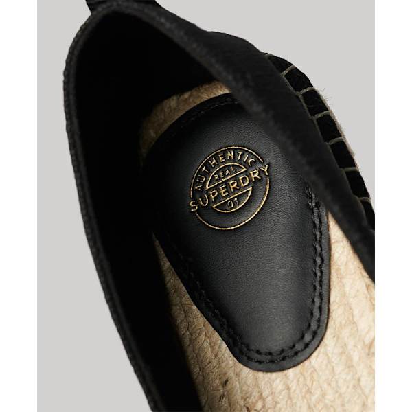 Superdry Canvas Espadrillot Musta EU 39 Nainen