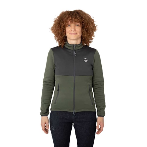 Wildcountry Sweatshirt Med Fuld Lynlås Stamina Grøn S Kvinde