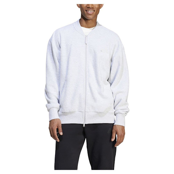 Adidas Elevated All Szn Terry Loop Bomberjacka Vit XL / Regular Man