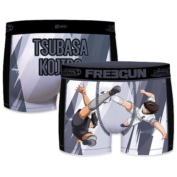 Freegun Captian Tsubasa Model Oliver Atom / Tsubasa Ozora & Kojio Hyuga / Mark Lender Pk2215 Boxers 4 Enheter Blå S Man