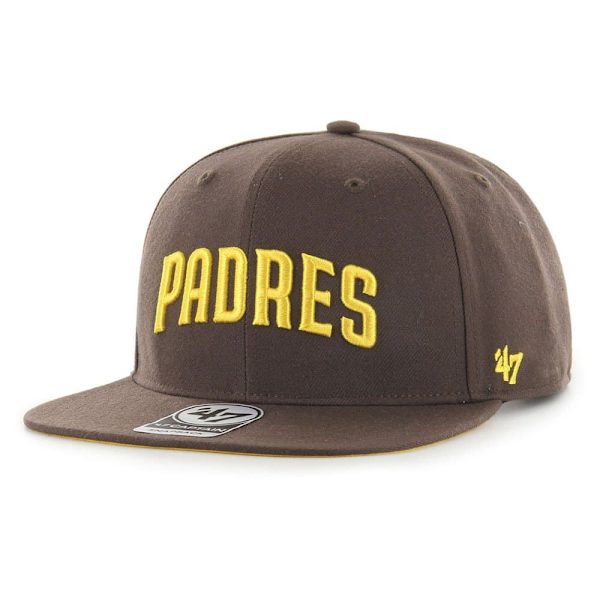 47 Mlb San Diego Padres No Shot Script Under Captain Keps Brun  Man
