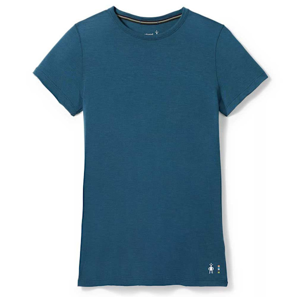 Smartwool Merino T-shirt Med Korte ærmer Blå S Kvinde