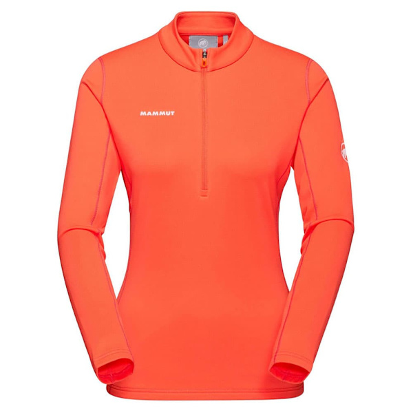 Mammut Aenergy Fleecejakke Med Halv Lynlås Orange M Kvinde