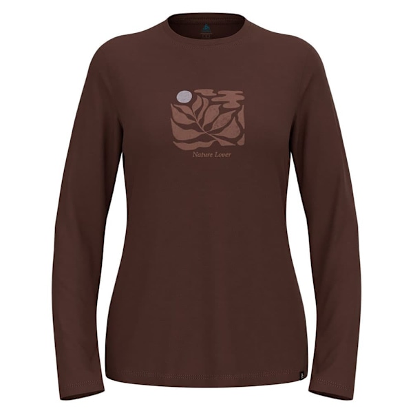 Odlo Merino 200 Nature Langærmet Baselayer Brun XS Kvinde