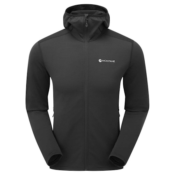 Montane Protium Lite Fleecejacka Med Huva Svart 3XL Man
