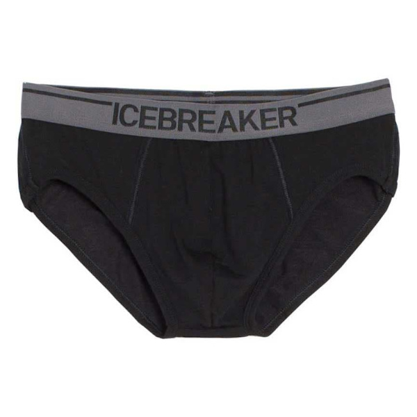 Icebreaker Glide Anatomica Merino Sort M Mand