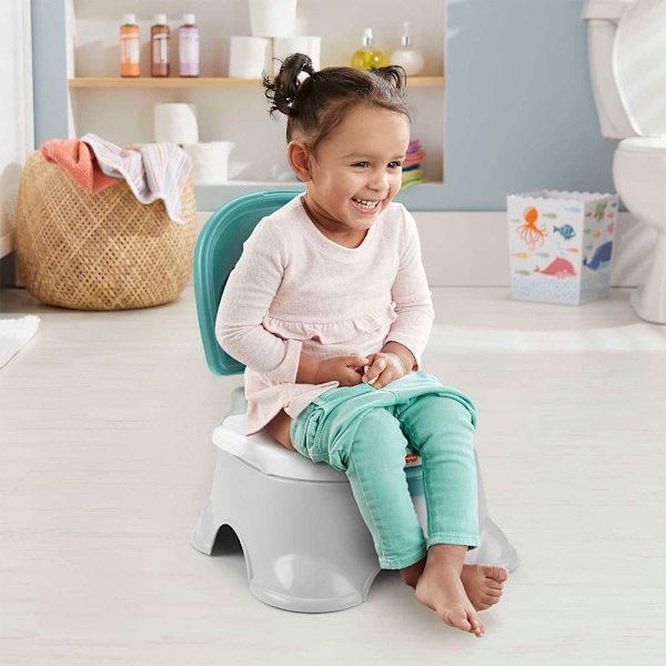 Fisher Price 3 1 1 Lær At Gå I Potten På Badeværelset Grøn,Hvid