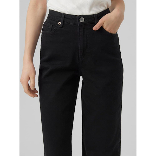Vero Moda Tessa Wide Fit Jeans Sort 27 / 32 Kvinde