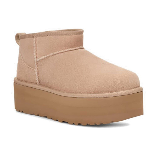 Ugg Classic Ultra Mini Platform Stövlar Beige EU 41 Kvinna