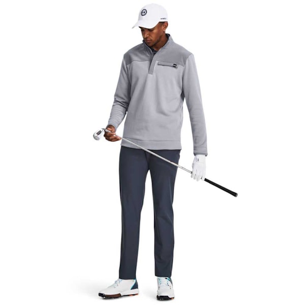 Under Armour Golf Halv Lynlå Sweatshirt Storm Grå S Kvinde