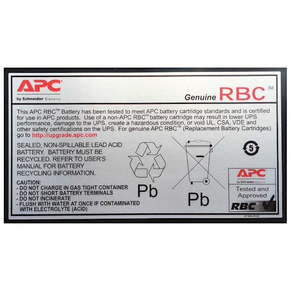 Apc Replacement Battery Cartridge 110 Sort