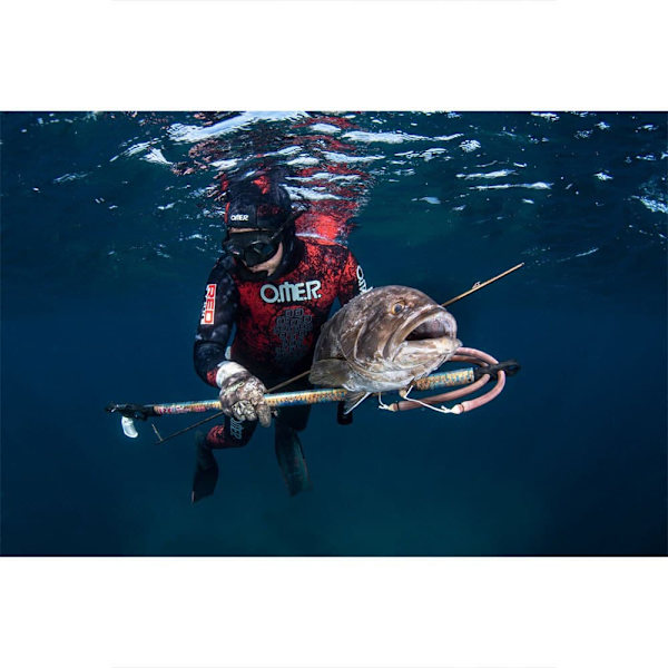 Omer Spearfishing Byxor Red Stone 5 Mm Röd 2XL