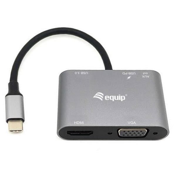 Equip Usb-c Til Hdmi/usb-a Adapter