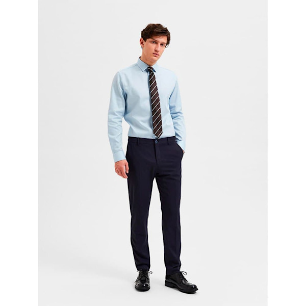 Selected Mekko Housut Slim-liam Flex B Sininen 48 Mies