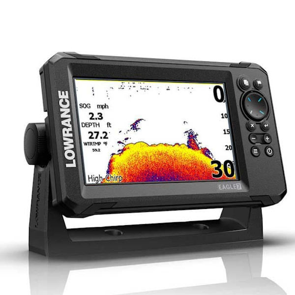 Lowrance Eagle 7´´ 83/200 Hdi Sond Svart