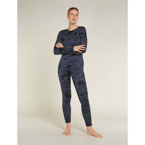 Icebreaker Merino 200 Oasis Cloud Dye Leggings Grå XS Kvinna