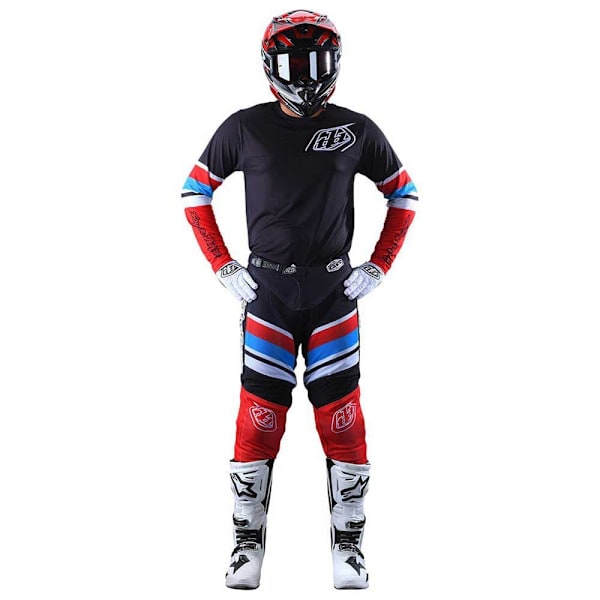 Troy Lee Designs Langærmet T-shirt Gp Air Warped Sort L Mand