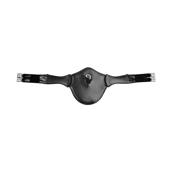 Waldhausen Nahkainen Vyö Elastic Stud Guard Musta 120 cm
