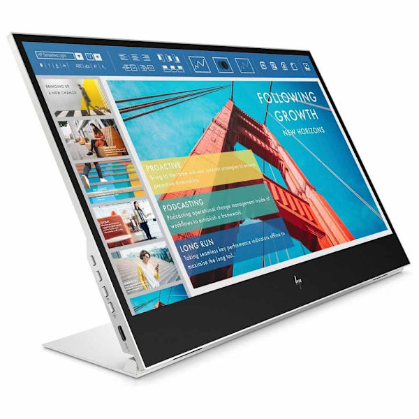 Hp Monitori 1b065aa-abb 14´´ Full Hd Ips 60hz Hopeinen One Size / EU Plug