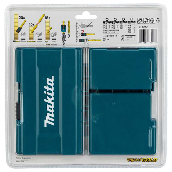 Makita Tips Indstillet B-49921 26 Enheder Sort