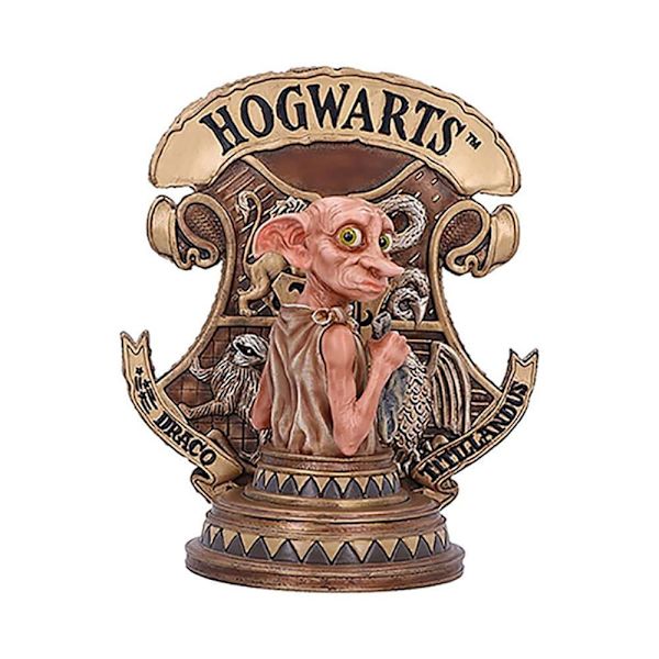 Nemesis Now Dobby Bokstöd 20 Cm Guld