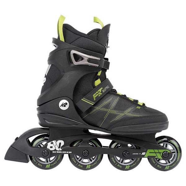 K2 Skate Inline Skøjter F.i.t. 80 Pro Sort EU 41 1/2