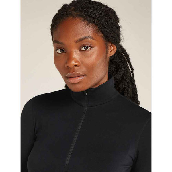 Icebreaker Merino Core Heavyweight Langærmet Baselayer Sort S Kvinde