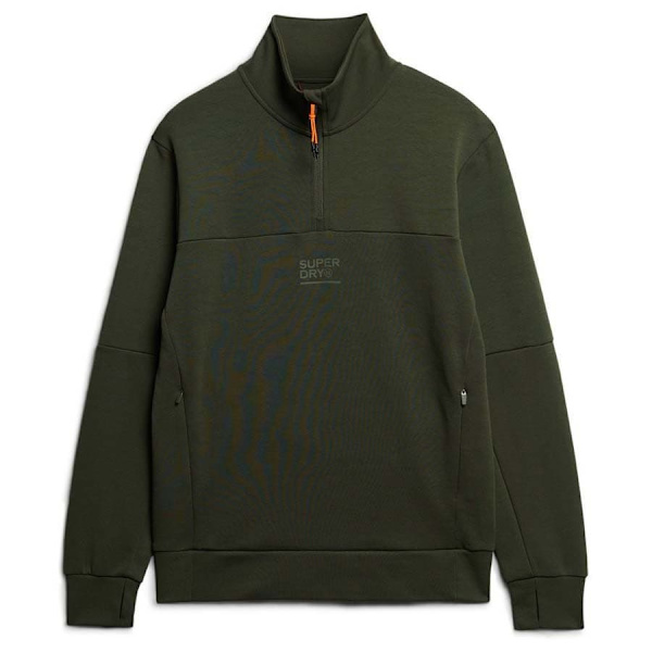 Superdry Tech Tröja Med Halv Dragkedja Grönt 2XL Man