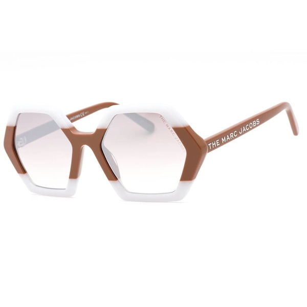 Marc Jacobs Marc521s0bjsn Solglasögon För Kvinnor Vit Brown Man