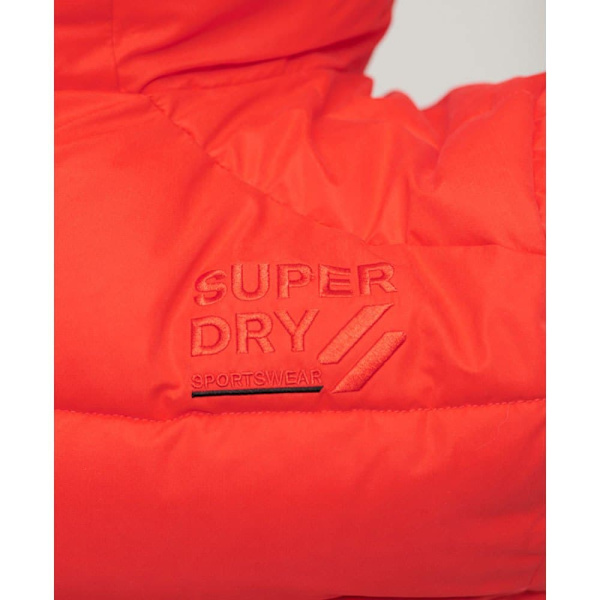 Superdry Vadderad Jacka Microfibre Orange S Kvinna