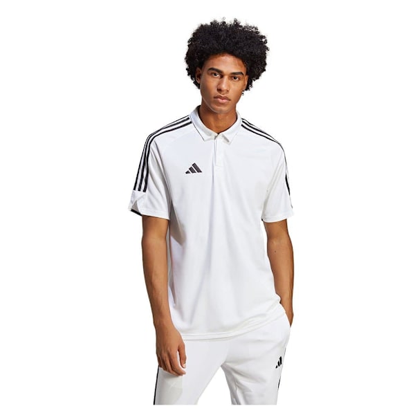 Adidas Kortärmad Piké Tiro23 L Vit M / Regular Man