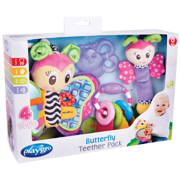 Playgro Perhosten Puremat Set Pinkki