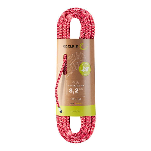 Edelrid Starling Eco Dry 8.2 Mm Rep Rosa 60 m