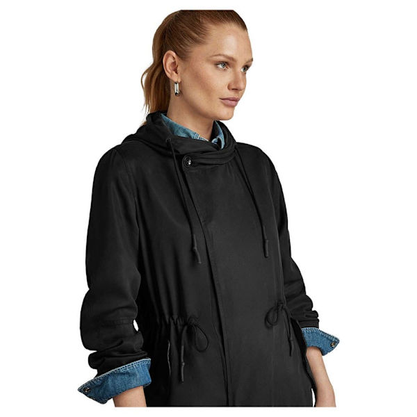 G-star Fluid Fishtail Parka Svart XS Kvinna