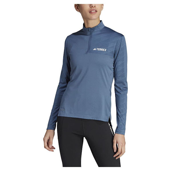 Adidas Långärmad T-shirt Terrex Multi Blå M Kvinna