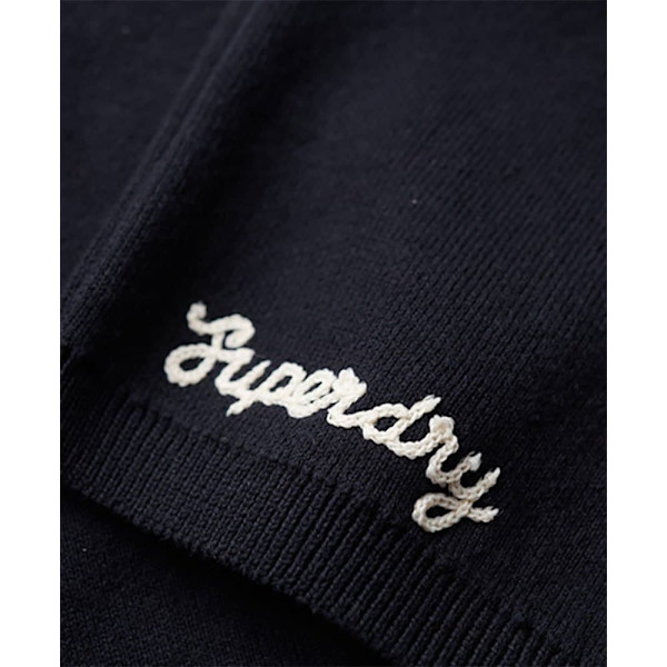 Superdry Varsity Crop Crew Sweatshirt Blå XS Kvinde