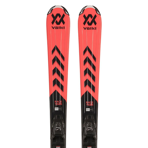 Volkl Nuorten Alppisukset Racetiger Red+4.5 Vmotion Punainen 120