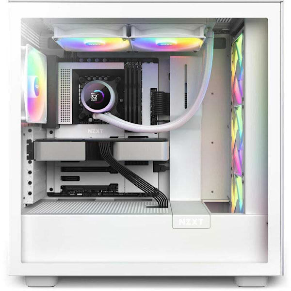 Nzxt Væskekøling Kraken 280 Rgb Vent Rgb Display Lcd Transparent