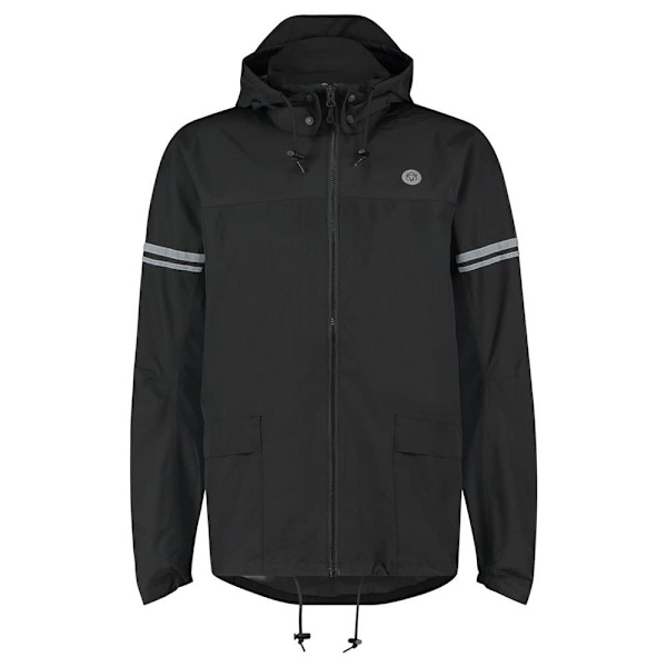 Agu Essential Rain Jakke Sort XL Mand