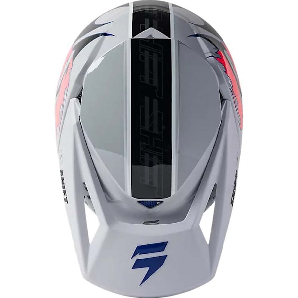 Fox Racing Mx White Label Burntable Offroadhjelm Blå M