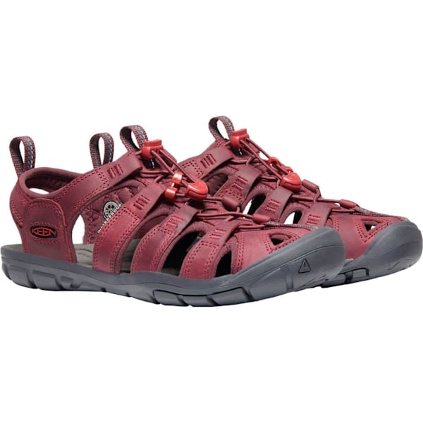 Keen Sandaler Clearwater Cnx Leather Röd EU 37 1/2 Kvinna
