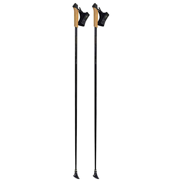 Komperdell Levante Carbon Pæle Sort 130 cm