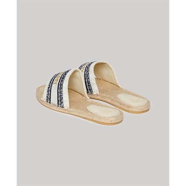 Superdry Canv Overlay Espadrillot Kultainen EU 37 Nainen