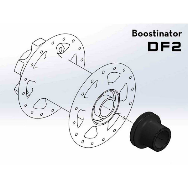 Wolf Tooth Adapter Foran Boostinator Df2 Dt Swiss 240 Sort